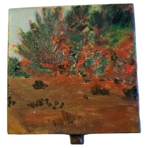 HAND CRAFTED Wooden Trinket Box Anna's Creations By Anna Luft Woodland Splendor